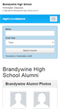 Mobile Screenshot of brandywinehighschool.org